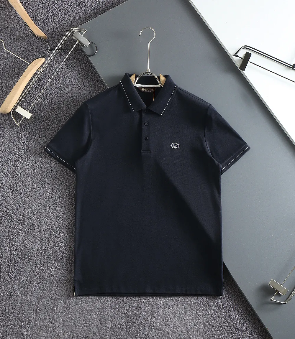 Loro Piana# New Arrival men's POLO shirt is now available! Customized jacquard mesh fabric, soft and comfortable texture, very breathable, long-lasting washability, Versatile style! Color: Dark Blue Green Light Blue Black White Size: M-XXXL
